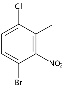 1-bromo-4-chloro-3-methyl-2-nitrobenzene