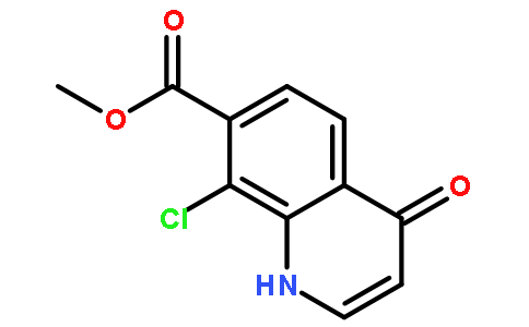 8-氯-4-氧代-1,4-二氢-喹啉-7-羧酸甲酯