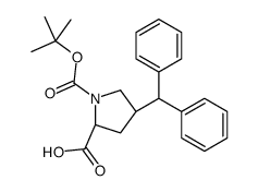 (2S,4S)-4-benzhydryl-1-[(2-methylpropan-2-yl)oxycarbonyl]pyrrolidine-2-carboxylic acid