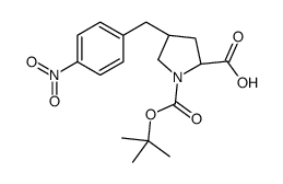 (2S,4R)-1-[(2-methylpropan-2-yl)oxycarbonyl]-4-[(4-nitrophenyl)methyl]pyrrolidine-2-carboxylic acid