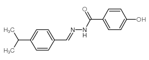 4-羟基苯甲酸 2-[[4-(1-甲基乙基)苯基]亚甲基]肼