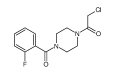 2-chloro-1-[4-(2-fluorobenzoyl)piperazin-1-yl]ethanone