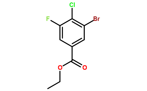 3-溴-4-氯-5-氟苯甲酸乙酯