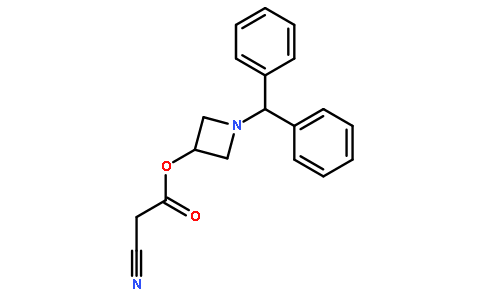1-二苯甲基-3-氮杂环丁氰乙酸酯