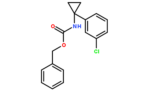 N-1-(3-氯苯基)环丙基氨基甲酸苄酯