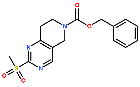 2-(甲基磺酰基)-7,8-二氢吡啶并[4,3-d]嘧啶-6(5H)-羧酸苄酯