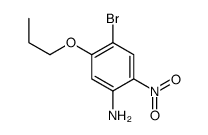 4-溴-2-硝基-5-丙氧基苯胺