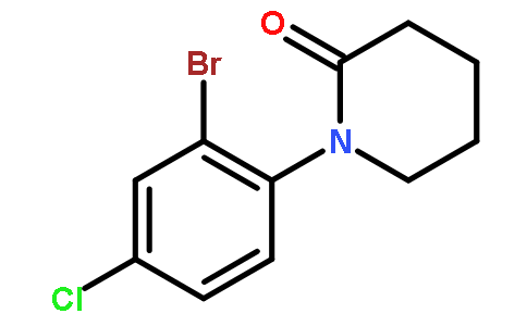 1-(2-溴-4-氯苯基)哌啶-2-酮