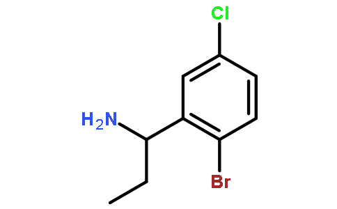 1-(2-溴-5-氯苯基)丙烷-1-胺