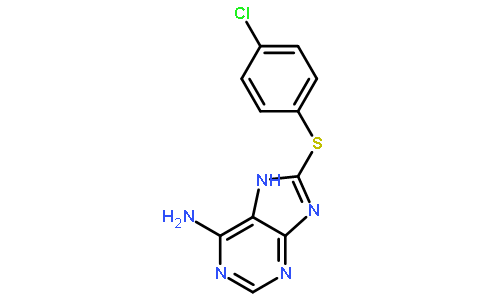 8-(4-chlorophenyl)sulfanyl-7H-purin-6-amine