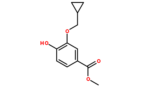3-(环丙基甲氧基)-4-羟基苯甲酸甲酯