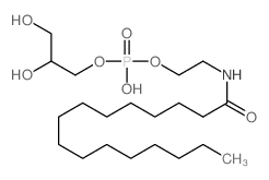 2,3-dihydroxypropyl 2-(hexadecanoylamino)ethyl hydrogen phosphate