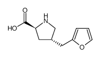 L-Proline, 4-(2-furanylmethyl)-, (4S)