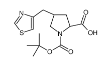 (2S,4S)-1-[(2-methylpropan-2-yl)oxycarbonyl]-4-(1,3-thiazol-4-ylmethyl)pyrrolidine-2-carboxylic acid