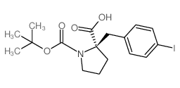 (2R)-2-[(4-iodophenyl)methyl]-1-[(2-methylpropan-2-yl)oxycarbonyl]pyrrolidine-2-carboxylic acid