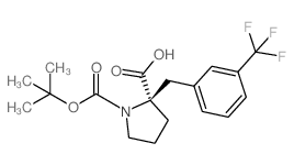 (2R)-1-[(2-methylpropan-2-yl)oxycarbonyl]-2-[[3-(trifluoromethyl)phenyl]methyl]pyrrolidine-2-carboxylic acid