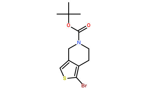 1-溴-6,7-二氢噻吩并[3,4-c]吡啶-5(4h)-羧酸叔丁酯