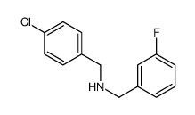 1-(4-chlorophenyl)-N-[(3-fluorophenyl)methyl]methanamine