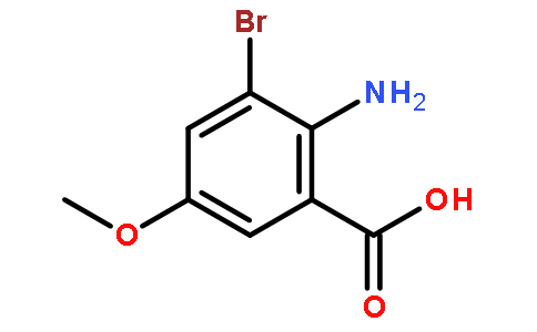 3-溴-5-甲氧基邻氨基苯甲酸