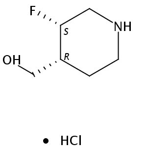 ((3R,4S)-rel-3-Fluoropiperidin-4-yl)methanol hydrochloride