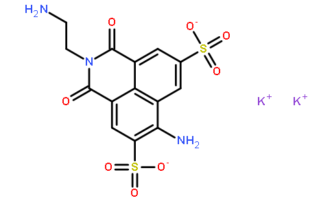 lucifer yellow ethylenediamine  [N-(2-Aminoethyl)-4-amino-3,6-disulfo-1,8-naphthalimide, dipotassium salt]