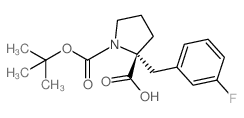 (2R)-2-[(3-fluorophenyl)methyl]-1-[(2-methylpropan-2-yl)oxycarbonyl]pyrrolidine-2-carboxylic acid