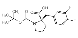 (2R)-2-[(3,4-difluorophenyl)methyl]-1-[(2-methylpropan-2-yl)oxycarbonyl]pyrrolidine-2-carboxylic acid