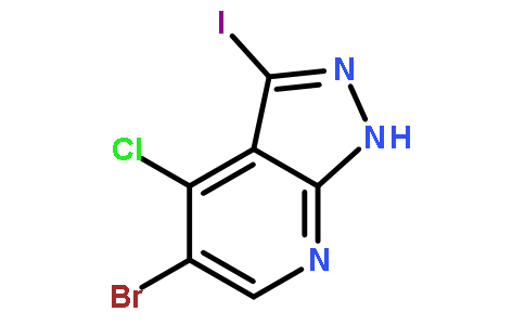 5-溴-4-氯-3-碘-1H-吡唑并[3,4-b]吡啶