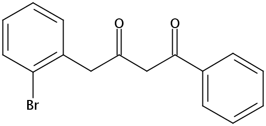 4-(2-bromophenyl)-1-phenylbutane-1,3-dione