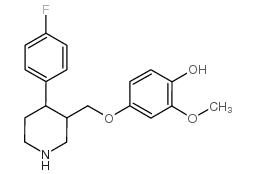 4-(4-氟苯基)-3-(4-羟基-3-甲氧基苯氧基甲基)哌啶