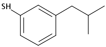 • Benzenethiol, 3-(2-methylpropyl)-