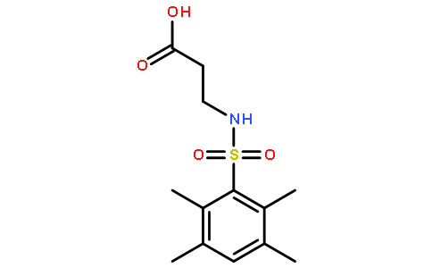 N-(2,3,5,6-四甲基苯基磺酰基)-beta-丙氨酸