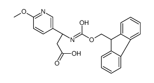 (3R)-3-(9H-fluoren-9-ylmethoxycarbonylamino)-3-(6-methoxypyridin-3-yl)propanoic acid