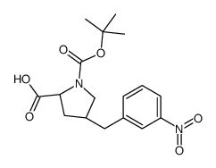 (2S,4R)-1-[(2-methylpropan-2-yl)oxycarbonyl]-4-[(3-nitrophenyl)methyl]pyrrolidine-2-carboxylic acid