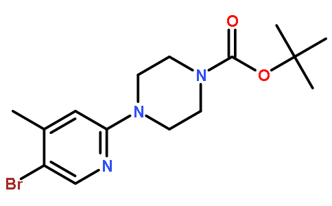 1-BOC-4-(5-溴-4-甲基-2-吡啶)哌嗪