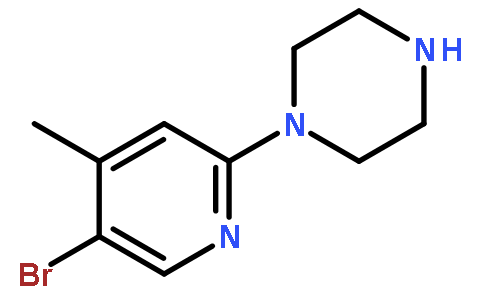 5-溴-2-哌嗪-4-甲基吡啶