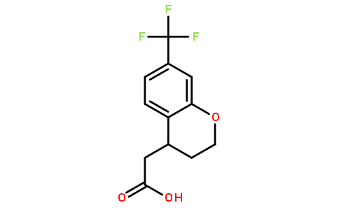3,4-二氢-7-(三氟甲基)-2H-1-苄喃-4-乙酸