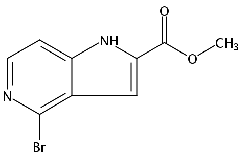 4-溴-5-氮杂吲哚-2-甲酸甲酯