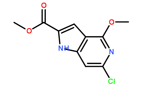 6-氯-4-甲氧基-1H-吡咯并[3,2-c]吡啶-2-羧酸甲酯