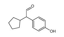 2-cyclopentyl-2-(4-hydroxyphenyl)acetaldehyde