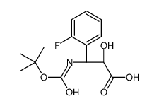 (2S,3S)-3-(2-fluorophenyl)-2-hydroxy-3-[(2-methylpropan-2-yl)oxycarbonylamino]propanoic acid