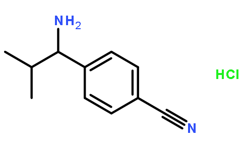 4-((1R)-1-氨基-2-甲基丙基)苯甲腈盐酸盐