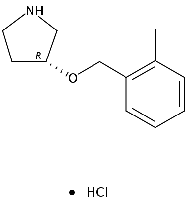 (3R)-3-[(2-methylphenyl)methoxy]pyrrolidine