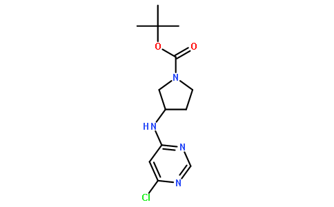 2-Methyl-2-propanyl (3R)-3-[(6-chloro-4-pyrimidinyl)amino]-1-pyrr olidinecarboxylate