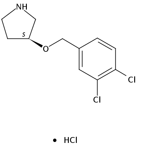 (3S)-3-[(3,4-dichlorophenyl)methoxy]pyrrolidine