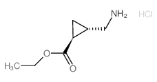 trans-Ethyl 2-(aminomethyl)cyclopropanecarboxylate hydrochloride