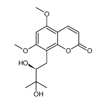 8-[(2S)-2,3-Dihydroxy-3-methylbutyl]-5,7-dimethoxy-2H-chromen-2-o ne