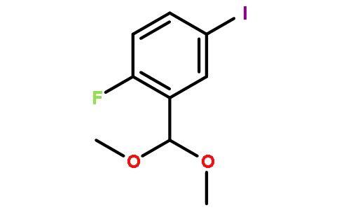 2-氟-5-碘苯甲醛二甲基乙缩醛