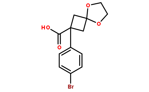 2-(4-溴苯基)-5,8-二噁螺-[3.4]辛烷-2-羧酸