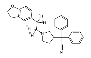 1-[2-(2,3-Dihydro-5-benzofuranyl)ethyl-d4]-α,α-diphenyl-3-pyrrolidineacetonitrile